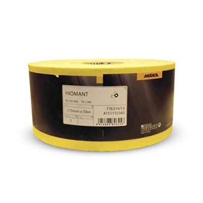 Image of Mirka Yellow Oxide Sandpaper Roll 120 Grit 50m