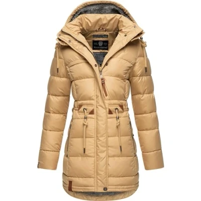 Image of Navahoo Daliee Women&#039;s Winter Coat Quilted Jacket Short Warm Lined Removable Hood XS XXL, beige,