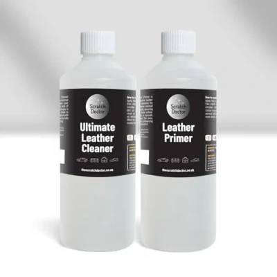 Image of Scratch Doctor Leather Preparer Kit Prep and Alcohol Cleaner Solution Removes Dirt Grease Grime Preps Surfaces for Recolouring (250ml)