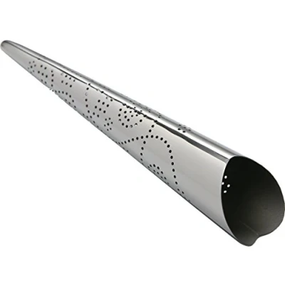 Image of Alessi You MMI25 Cone Shaped Tea infuser with Small Holes, in 18/10 Stainless Steel Mirror Polished