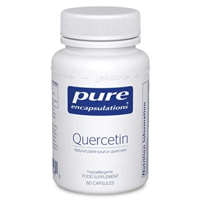 Image of Pure Encapsulations Quercetin 250mg Natural Plant Source Supplement 60 Vegetarian Capsules