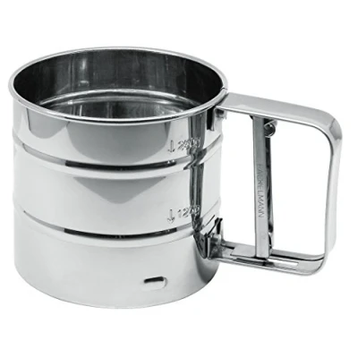 Image of Fackelmann New Zenker Flour Quick Sifter Sieve Spring Loaded