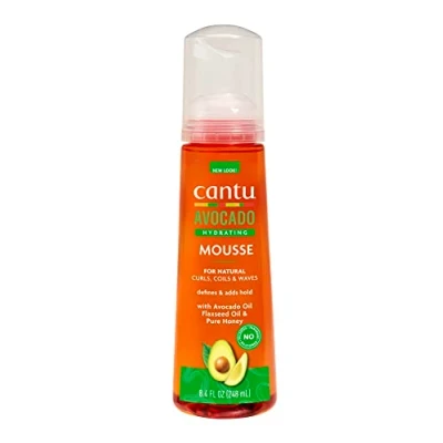 Image of CANTU Avocado Hydrating Styling Mousse 248ml, Clear (packaging may vary)