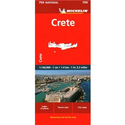 Image of Crete Michelin National Map 759 (Michelin Maps National, 759)