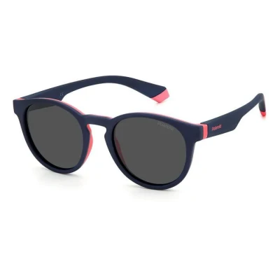 Image of Sunglasses Polaroid Pld 8048/s col. br0/m9 Child Round Blue / pink