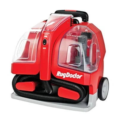 Image of RUG DOCTOR 93306 Portable Spot Cylinder Carpet Cleaner Red, Red