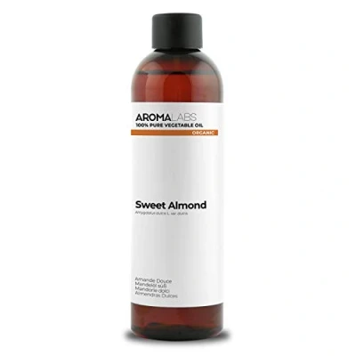 Image of ORGANIC SWEET ALMOND Oil 250mL 100% Pure, Natural, Cold Pressed and AB Certified AROMA LABS (French Brand)
