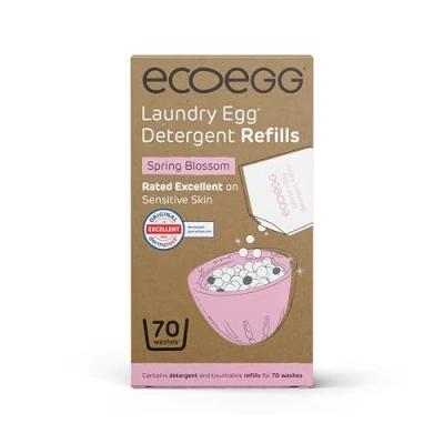 Image of Ecoegg Laundry Egg Refill Pellets, 70 Wash Spring Blossom, No Enzymes, Phosphates, Chlorine Bleaches