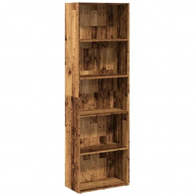 Image of vidaXL Bookcase Old Wood 60x30x189 cm Engineered