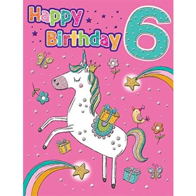 Image of Regal Publishing Milestone Age Birthday Card 6 F 8 x inches