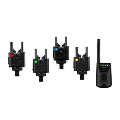 Image of New Direction Tackle N1 Bite alarm set 4+1 with S9r receiver for Carp Fishing