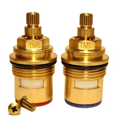 Image of Tap Magician Replacement Bath Cartridge Valve 3/4&quot; x 53mm 20 Teeth Supplied With Solid Brass Screws