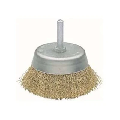 Image of Bricolage Round Wire Steel Brush for Awkward Brushed Channelling Set