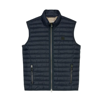 Image of Marc O&#039;Polo MIT Wasserabweisender Waistcoat, Men&#039;s, Size: XL, Dark navy
