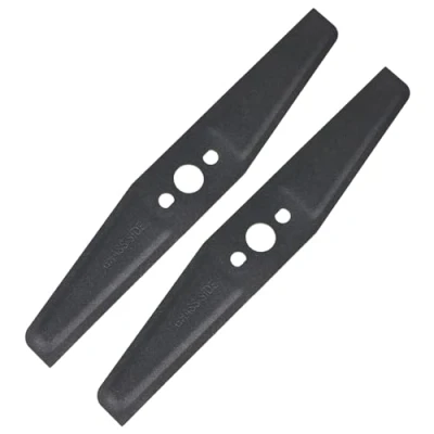 Image of SPARES2GO Metal Blade Compatible with Flymo Hover Vac Turbo Lite 250 Lawnmower (25cm, Pack of 2)
