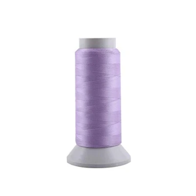 Image of Luminous Sewing Thread, Glow in The Dark Embroidery Thread for Leather Craft Handwork Making DIY(1000 Yards Purple)