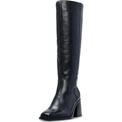 Image of Vince Camuto Women&#039;s Sangeti4 Sangeti Stacked Heel Knee High Boot, Black Extra Wide Calf, 7 UK