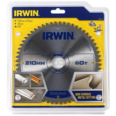 Image of IRWIN IRW1907775 210 x 30mm 60 Teeth Professional Circular Saw Blade Aluminium
