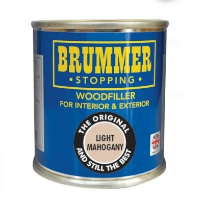 Image of Brummer Wood Filler Light Mahogany 250g The Original And Still Best