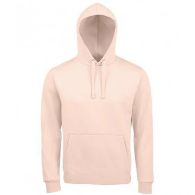 Image of SOLS Unisex Adults Spencer Hooded Sweatshirt (Creamy Pink) Multicolour Size 2XL