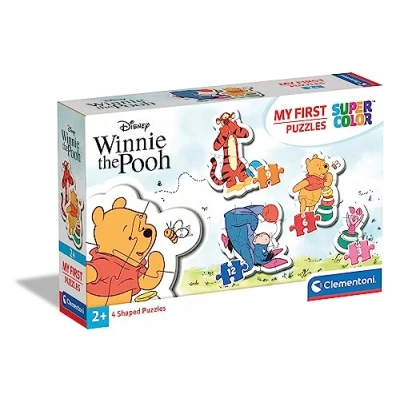 Image of Clementoni 20820 My First puzzle Disney Winnie the Pooh 3 6 9 12 pieces Made in Italy jigsaw children age 2+