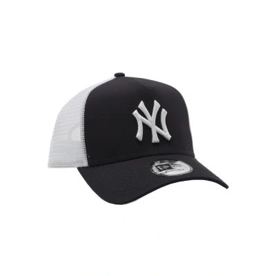 Image of New Era Clean Trucker Neyyan Cap, Size: One Size, Navy/white