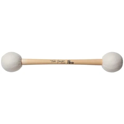 Image of Vic FIrth Symphonic Collection Signature Series Bass Drum Beaters Tom Gauger TG26 Double end