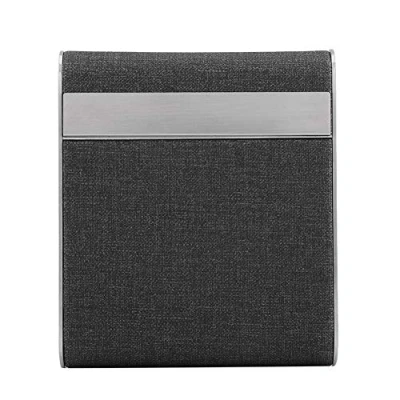 Image of Fdit PU Leather Wallet Cigarette Case，Cigarette Storage Box Portable Pocket Carrying Case Holder Holds 20 Cigarettes (Black)