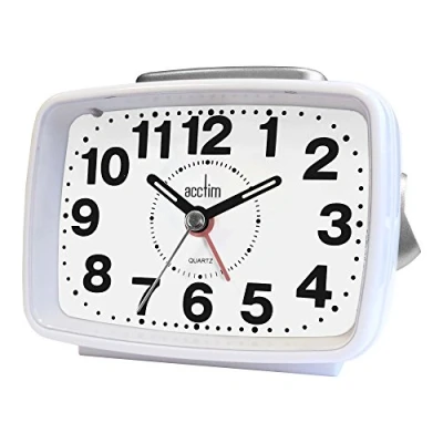 Image of Acctim 13880 Titan 2 large beep alarm clock in White