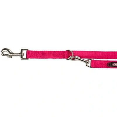 Image of Trixie Double Branch New Premium, XS: 2 m/10 mm, Fuchsia, Dog