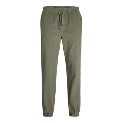 Image of JACK &amp; JONES Men&#039;s Jpstgordon Jjdave Jogger Trouser, Dusty Olive, S