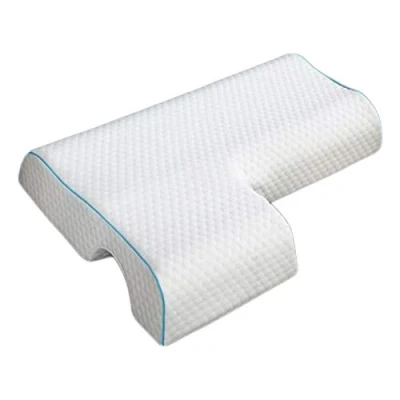 Image of Yiida Memory Foam Pillows Couple Anti Pressure Couples Pillow with Armrest, Arched Cuddle Cervical Side Sleepers for Neck Relief