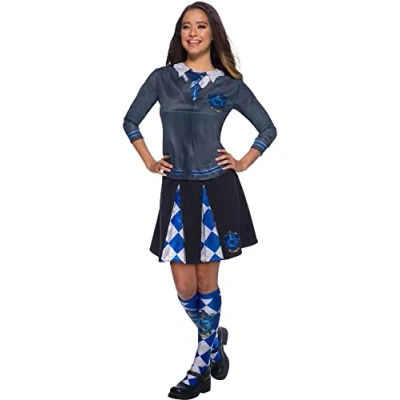 Image of Rubie&#039;s 821147M000 Ravenclaw Costume Top Fancy Dress, Women, Multicolour, M