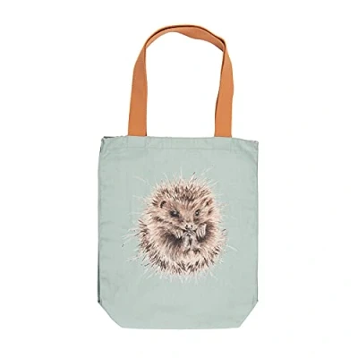 Image of Wrendale Designs Awakening &#039;Hedgehog&#039; Canvas Tote Bag