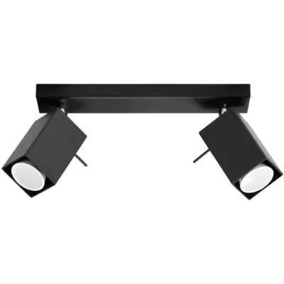 Image of Merida 2 Light Spotlight Bar Black, GU10