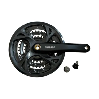 Image of Shimano Acera M371 44/34/24 175 Chain Set Black, 9 Speed