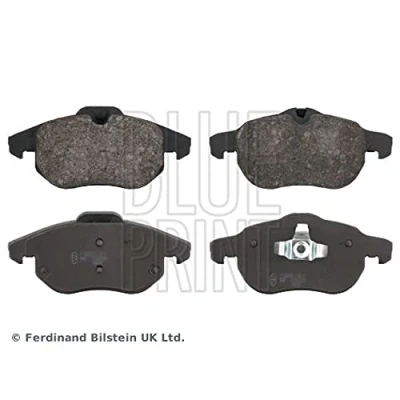 Image of 093172174, 093175378, 093176121, 093183728, 093188112 Brake pad set BLUE PRINT ADW194210 Front Axle prepared for wear indicator with piston clip