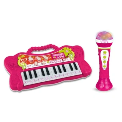 Image of Bontempi 2171 Karaoke Microphone and Keyboard 22 Buttons 60
