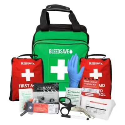 Image of BLEEDSAVE Trauma Kit Rucksack with 2 x Enhanced Bleed Control Kits