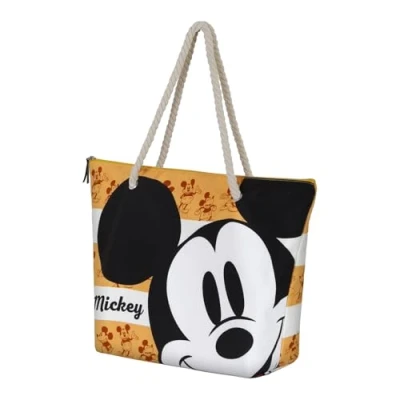 Image of Disney Mickey Minnie Mouse Soleil Beach Bag, 52 x 37 cm