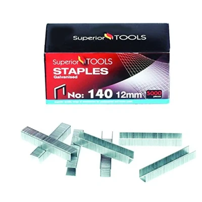 Image of Superior Tools by Seco Galvanised Staples 140/12 (Box of 5000)