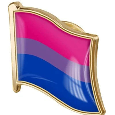 Image of Danlai Lgbt Rainbow Badge Brooch Pin Gay Bisexual Pride Flag Badges Lapel Pins