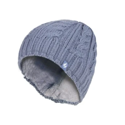 Image of HEAT HOLDERS Ladies Original Thermal Winter Warm Hat One Size (Dusky Blue)