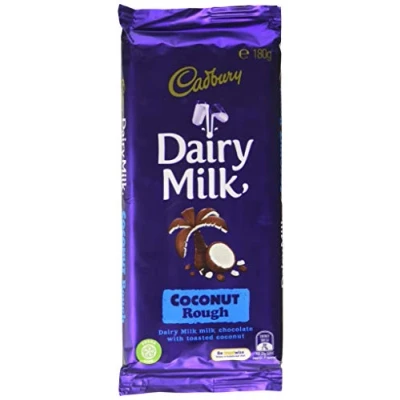 Image of Cadbury Dairy Milk Coconut Rough 180g Chocolate Bar
