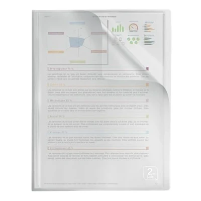 Image of Elba 2nd Life Recycled Cover Document Holder * A4, Clear Polypropylene 80 vues
