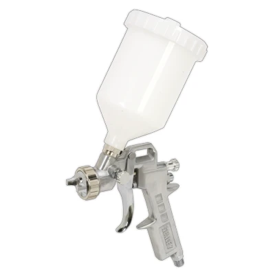 Image of Sealey Spray Gun Gravity Feed 1.8mm Set Up