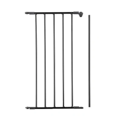 Image of Safetots Flex Metal Multi Panel Range, Extension Panel, Metal, Black, 46cm, for Range of Play Pens, Safety Barriers and Room Dividers
