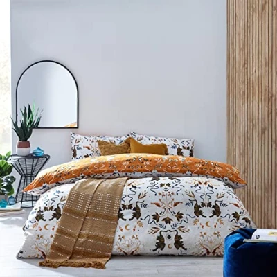 Image of furn. Tiger Fish Duvet Cover Set, Multi, King
