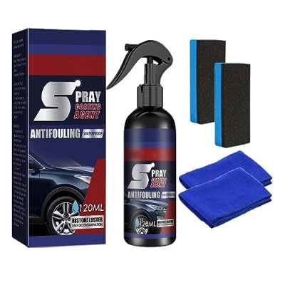 Image of XIRUJNFD Multi Functional Coating Renewal Agent, 4.3oz/120ml 3 In 1 High Protection Quick Car Spray, Ceramic Spray (1Pcs/120ml/4.3oz)