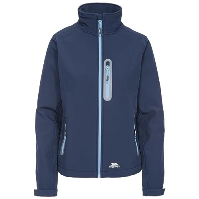 Image of Trespass Women Hallie Windproof Lightweight Softshell Jacket Navy, X Large
